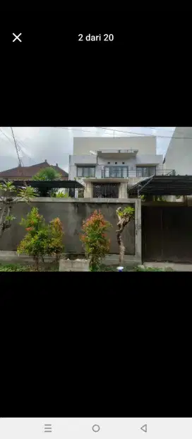 Rumah luas semi furnished Renon disewakan