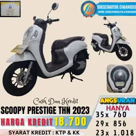 SCOOPY PRESTIGE TERMURAH CASH/KREDIT PROMO UNIT LAINYA KLIK PROFIL