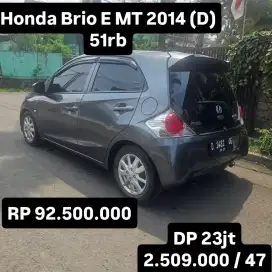 Antik KM 51rb.. Honda Brio E MT 2014 (D)