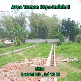 Jual Tanah Hunian Bandung Kopo Luas 264 M2 SHM Siap Bangun