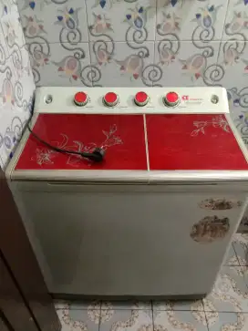 JUAL CEPAT MESIN CUCI 2 TABUNG MEREK DAIMITSU UKURAN 9KG NORMAL