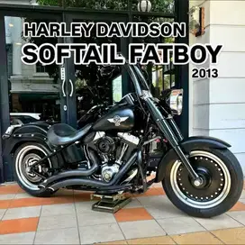 HARLEY DAVIDSON FATBOY NIK 2013 MULUS SIAP RIDING MODIFAN SPORTSTER 48