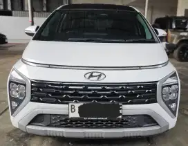 Baru 25rb Km Hyundai Stargazer Prime AT Matic 2023 Putih Mulus Gress