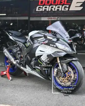 KAWASAKI ZX10R SUPERSPORT 1000cc 2011 HIJAU FULL SPEK