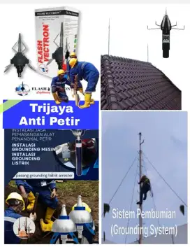 Spesialis ahli jasa pasang penangkal petir dan grounding mesin