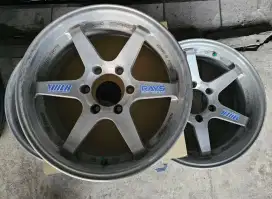 Velg Second TE37 R18 PCD6x139.7 Nano Brush. Lebar 9.5 ET 25. 4pcs Velg