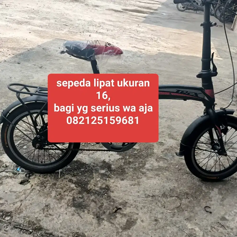 Sepeda lipat ukuran 16 trex