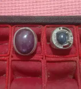Merah Rubi Daging Dan Blue Safir