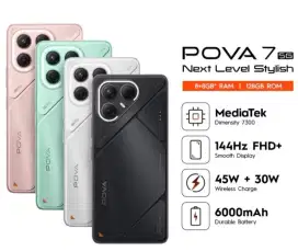 POVA 7 5g 8/256 garansi resmi