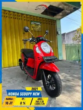 HONDA SCOOPY NEW 2021 PLAT AG  NEGO LURR HIKMAH MOTOR KEPUH MALANG