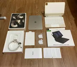Ipad Air 5 M1 64gb Fullset lengkap original bonus magic keyboard