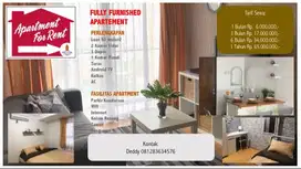 Apartement 2 kamar (Full Furnished)