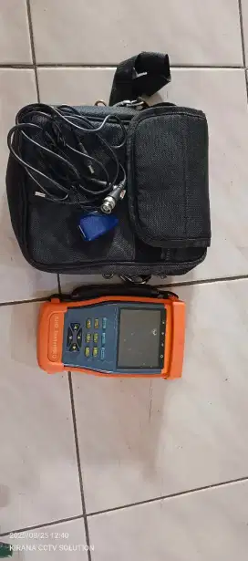 Tester kamera cctv dan kabel lan internet