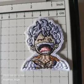 Emblem patch bordir luffy one piece
