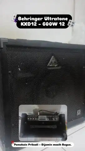 BEHRINGER ULTRATONE KXD12 - 600W