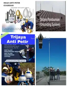 Spesialis ahli jasa pasang penangkal petir dan grounding mesin