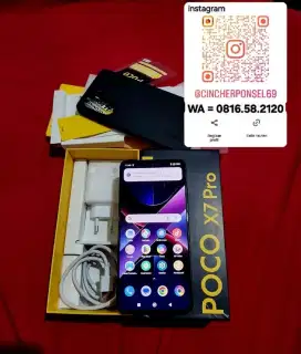 Jual hp POCO X7 PRO 12/512 likenew super istimewa