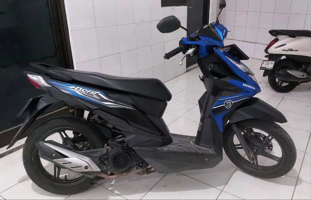 Honda Beat, Biru, 2019, STNK atas nama sendiri