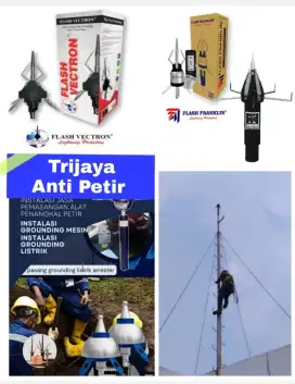 Ahli jasa pasang penangkal petir dan grounding mesin
