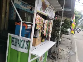 Jual gerobak buat usaha minuman dan mknan  dan presan cup