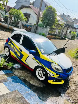 Brio tipe S 2014 MT modifikasi Racing style audio full venom