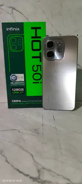 Infinik hot 50i ram 6/128 fullset no minus no cacad like new