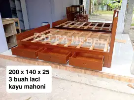 Dipan alas kasur laci minimalis
