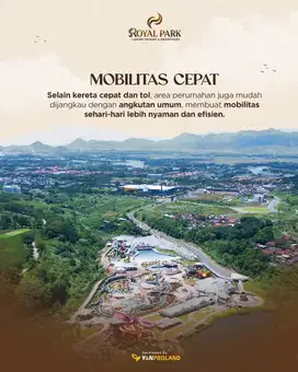 Rumah dengan view 360° city view dan mountain view
