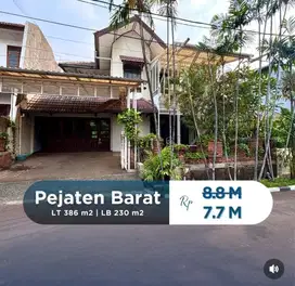 TURUN HARGA BNYK RMH BAGUS SIAP HUNI PEJATEN BARAT JAKSEL PARKIR 3 MBL