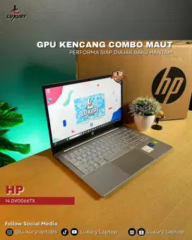 LAPTOP HP PAVILION 14 DV0066TX CORE I5 GEN 11 MX450 SSD RAM SECOND