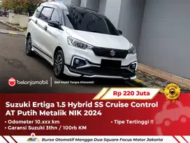 [ LOW KM ] Suzuki Ertiga 1.5 Hybrid Cruise Control AT Putih 2024/2025