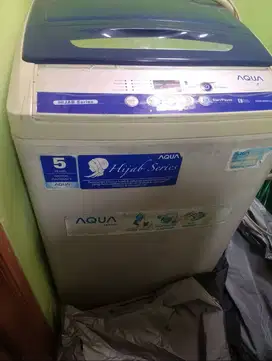 Mesin Cuci AQUA Japan | Kapasitas 8.5 kg | Bekas | Lokasi Tapos Depok