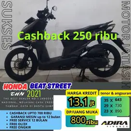 HONDA BEAT STREET 2021 BISA CASH DAN KREDIT