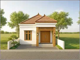Dekat RS. Nur Hidayah, Rumah Murah Jogja Bali Style Type 50