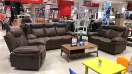 Dijual cepat sofa recliner set