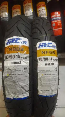 BAN IRC 80/90-14 & 90/90-14 TUBELESS