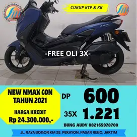 YAMAHA NEW NMAX CON TAHUN 2021 GRATIS KIRIM SEJABODETABEK, GRTS SERVIS