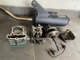Knalpot WRC + Sparepat Honda Genio Scoopy Beatdeluxe