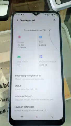 Hp vivo y01 ram 2gb