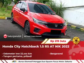 [ LOW KM ] Honda City Hatchback HB 1.5 RS AT Merah 2022/2023