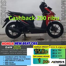 HONDA BEAT NEW CBS 2025 BISA CASH DAN KREDIT
