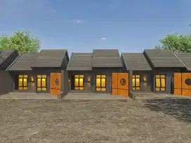 Dekat Alun-alun Wates, Rumah Jogja Model Japandi Type 65