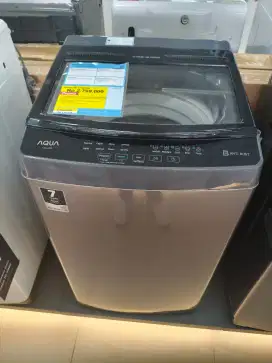 Mesin Cuci 1 Tabung Aqua 9 KG Cicilan Tanpa DP Gratis 2x Cicilan