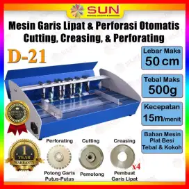 MESIN ELECTRIC CREASING, PERFORASI, DAN CUTTING OTOMATIS D-21