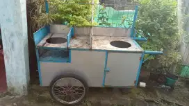 Gerobak dorong kopi / gorengan