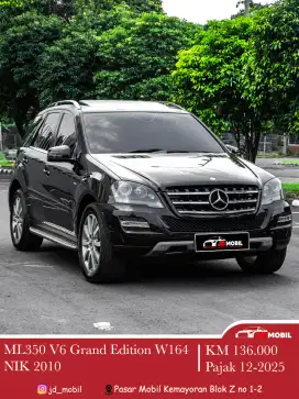 Mercedes Benz ML350 V6 Grand Edition AT Hitam 2013 W164 GLC X5