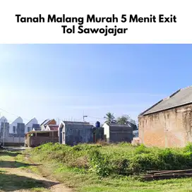 Tanah Murah  5 Menit Exit Tol Sawojajar Malang