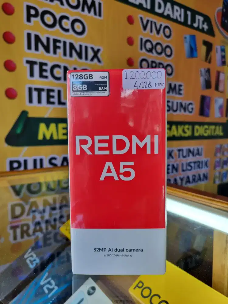 REDMI A5 4/128 GARANSI RESMI BARU HARGA PROMO
