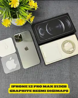 Iphone 12 pro max 512gb graphite resmi