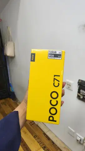 Xiaomi poco c71 ram 4/128GB new garansi 15 bulan ready stok